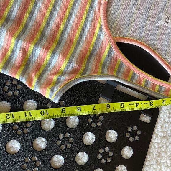 Women’s 7th Ray XL Striped Tank Top Multicolor Button Front Sleeveless Casual - Picture 7 of 7